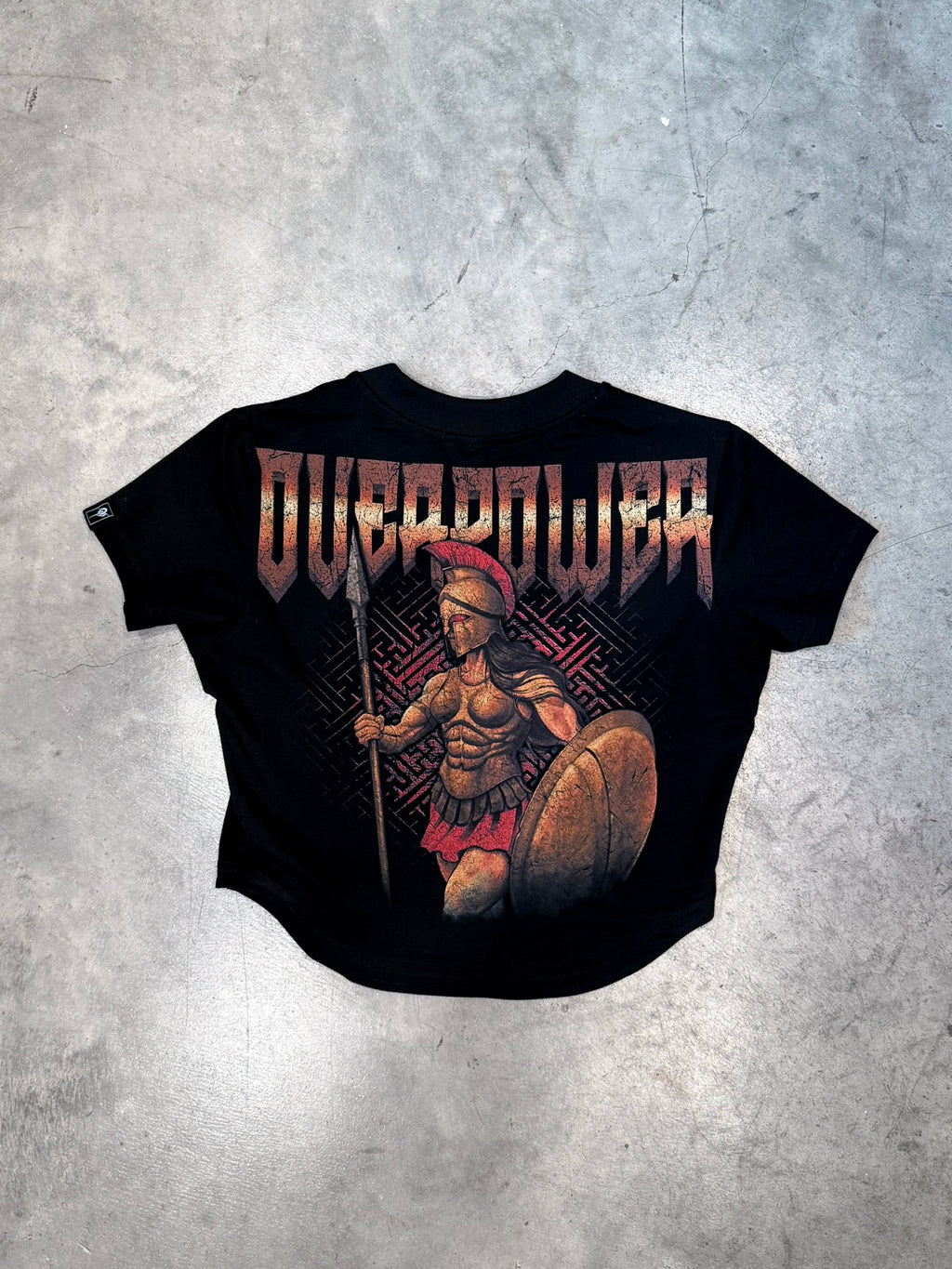 Athena, Goddess of War Crop Tee