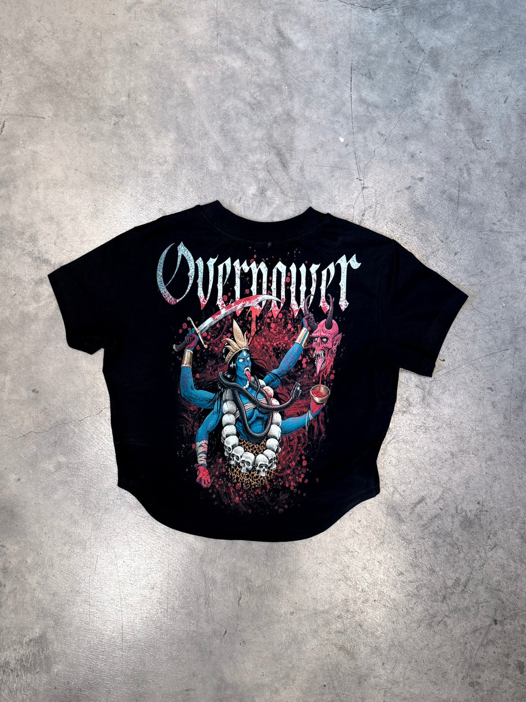 Kali, Goddess of Destruction Crop Tee